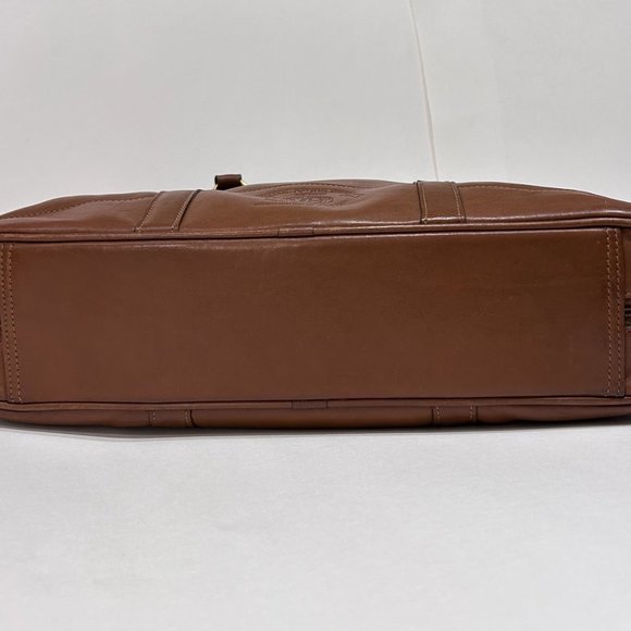 Vintage Ghurka Marley Hodgson Madison No. 105 Tan Leather Briefcase USA 1994 EUC - Picture 5 of 16